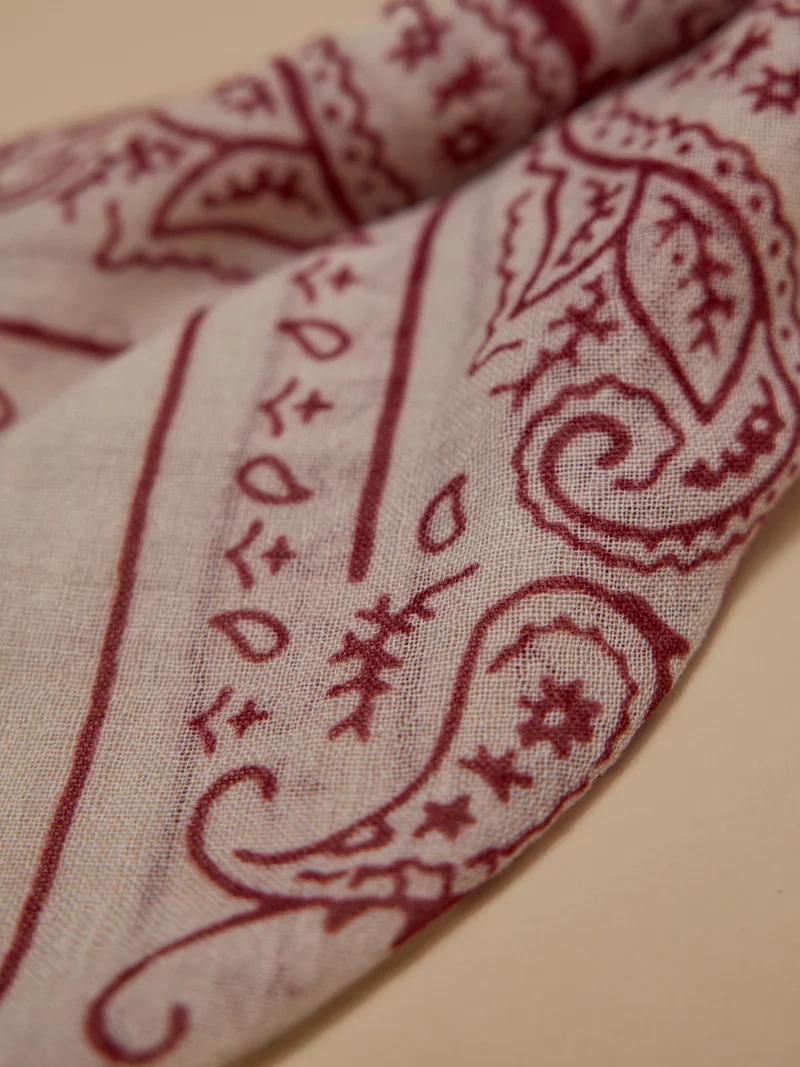 Damen-Bandana aus Wolle, bedruckt