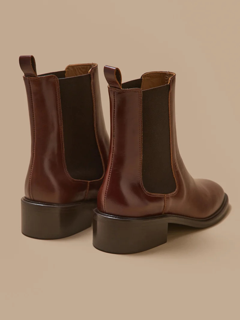 Damen-Chelsea-Boots aus Leder