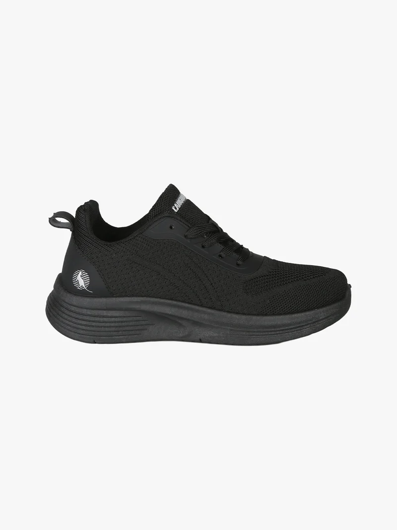 Sneakers sportive da donna in maglia - nero