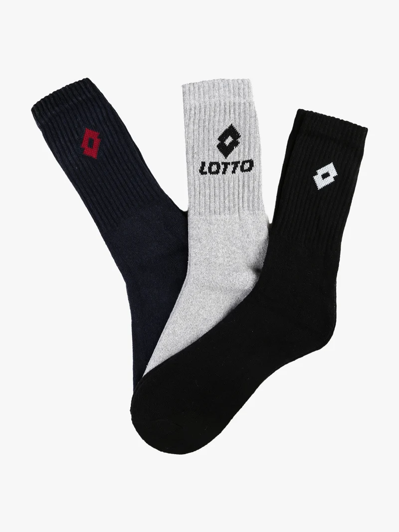 Calza da uomo in spugna. Confezione da 3 paia - grigio