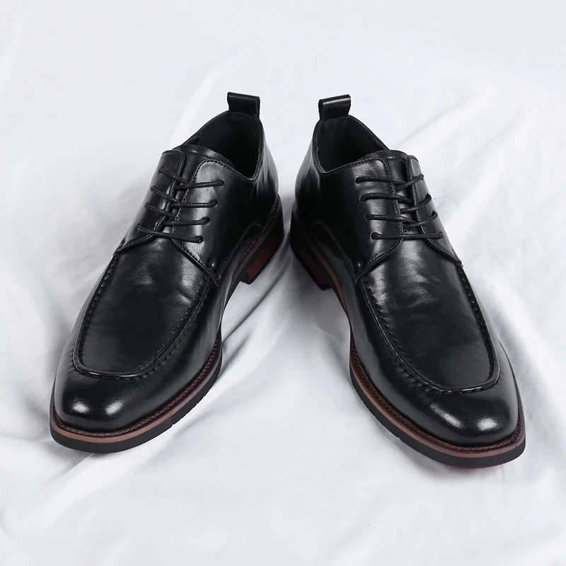 Italian Leather Oxford Business Shoes
