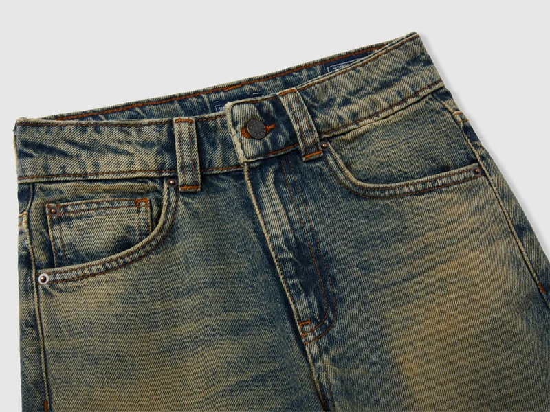 Barrel-Fit-Jeans in Vintage-Waschung