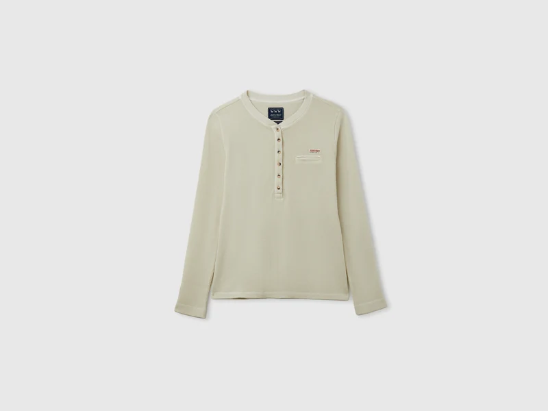 Henley-T-Shirt im Vintage-Stil