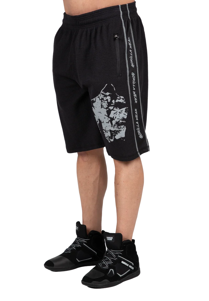 Buffalo Old School Workout Shorts - Black/Gray