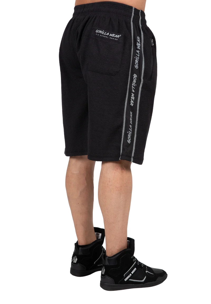 Buffalo Old School Workout Shorts - Black/Gray