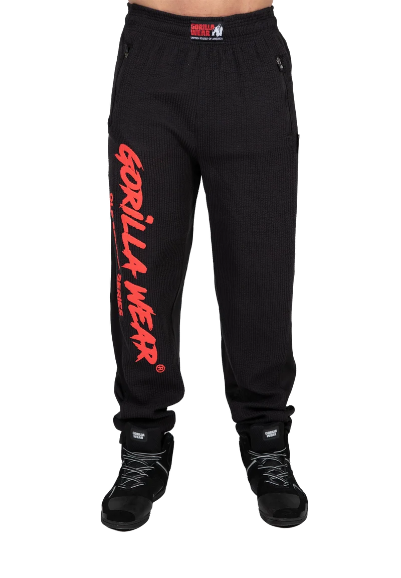Augustine Old School Pants - Black/Red