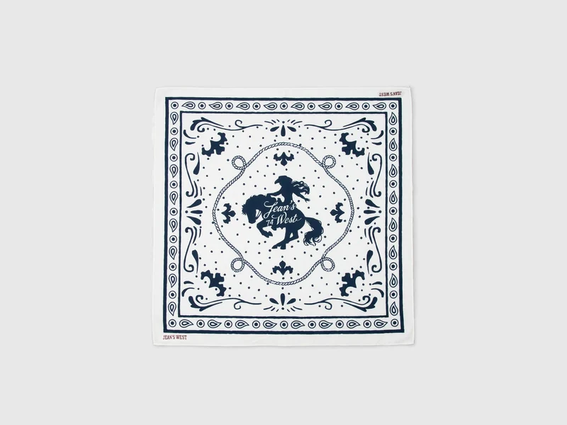 Bandana mit Western-Print aus 100 % Viskose