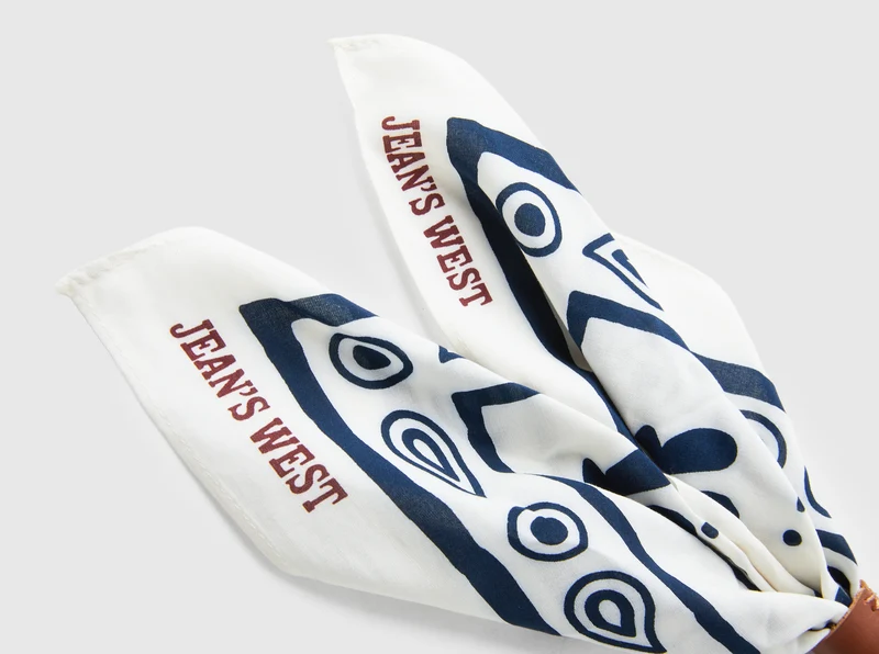 Bandana mit Western-Print aus 100 % Viskose