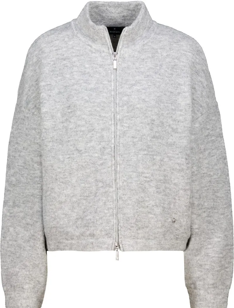 Strickjacke mit Reißverschluss