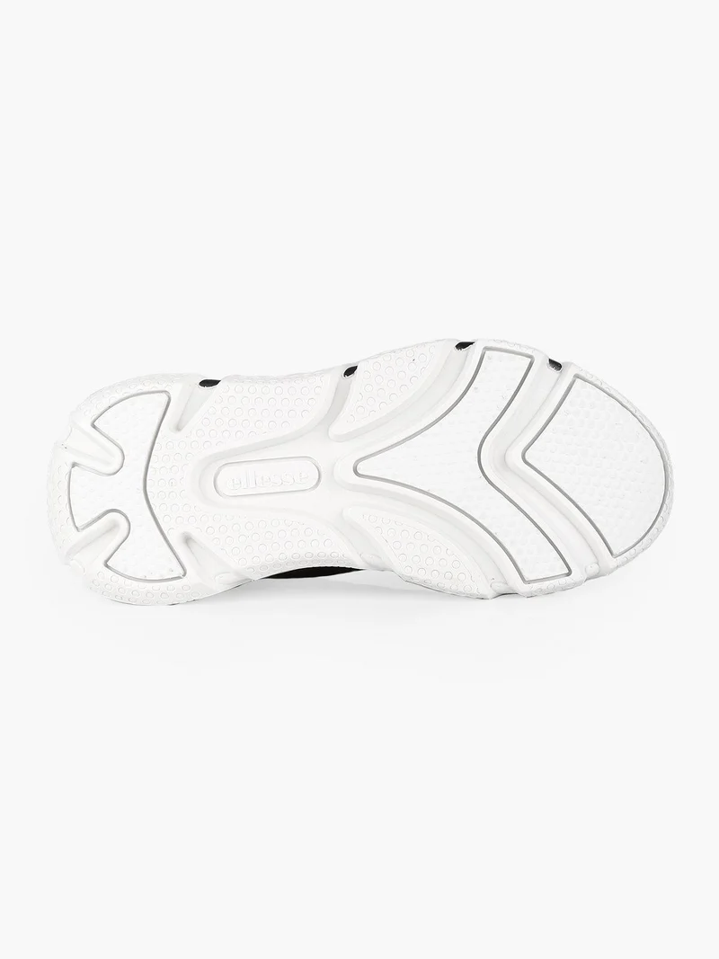 Sneakers stringata con zeppa - nero