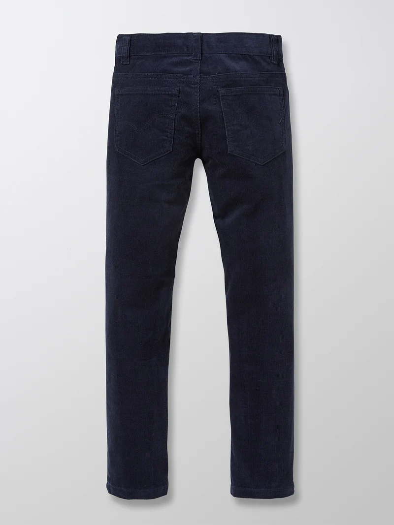 Jungen Slim Fit Hose aus Velours