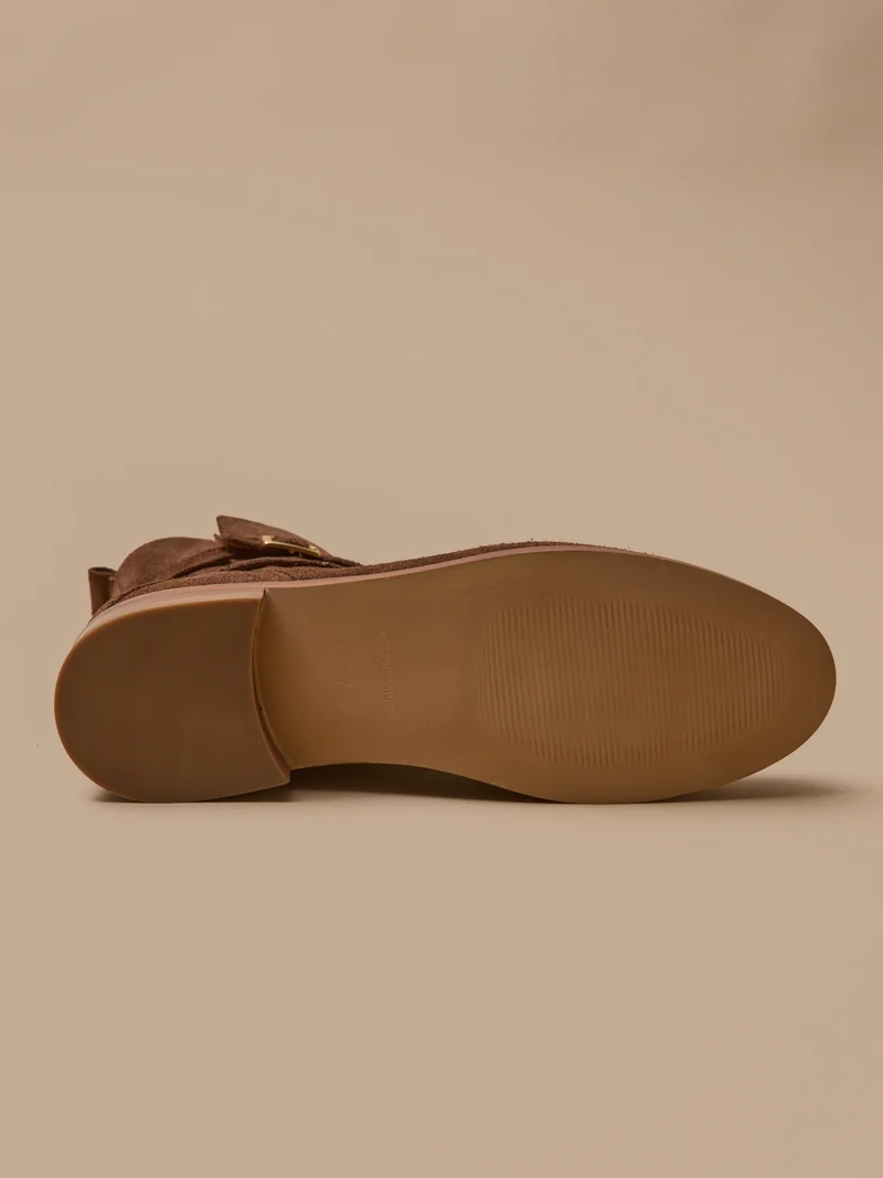 Damen-Lederstiefeletten