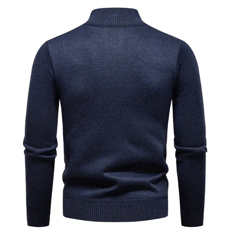 Vintage Knitted Zip Sweater