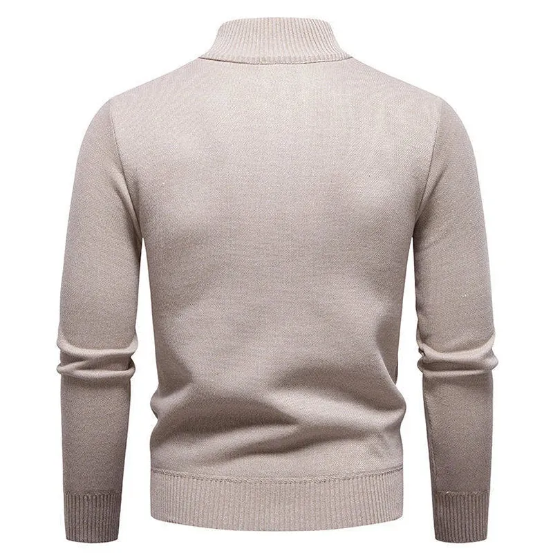 Vintage Knitted Zip Sweater