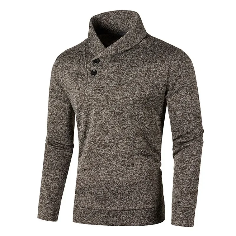 Elegant Button Turtleneck