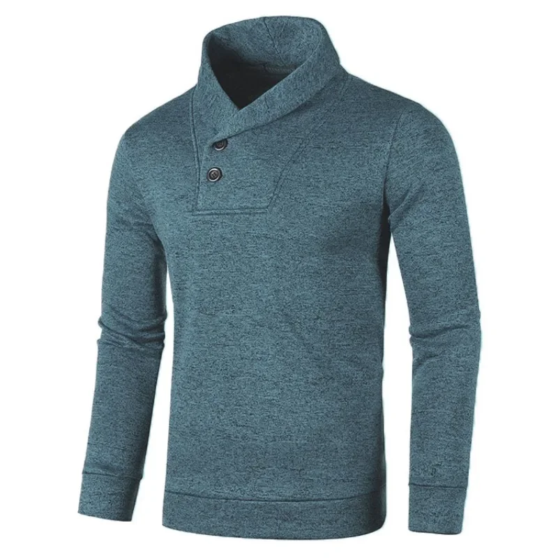 Elegant Button Turtleneck
