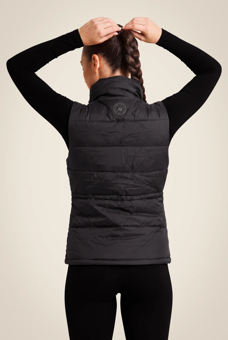 Lucia Puffer Vest - Black