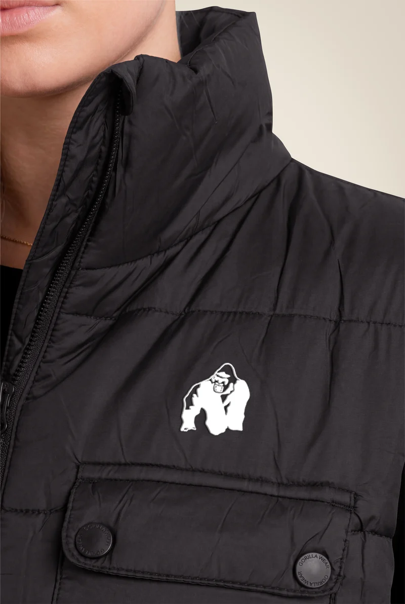 Lucia Puffer Vest - Black
