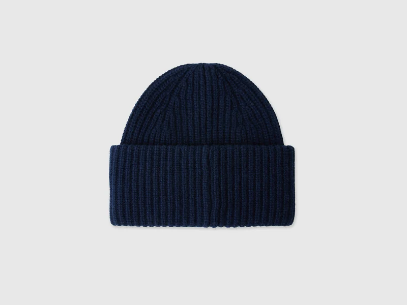Mütze aus 100 % Wolle mit Jean's West-Label