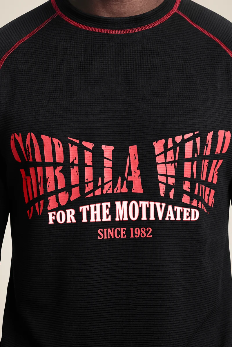 Finley Oversized T-Shirt - Black/Red