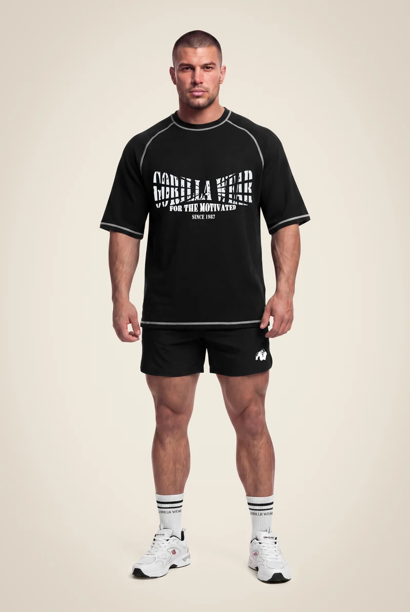 Finley Oversized T-Shirt - Black/Gray