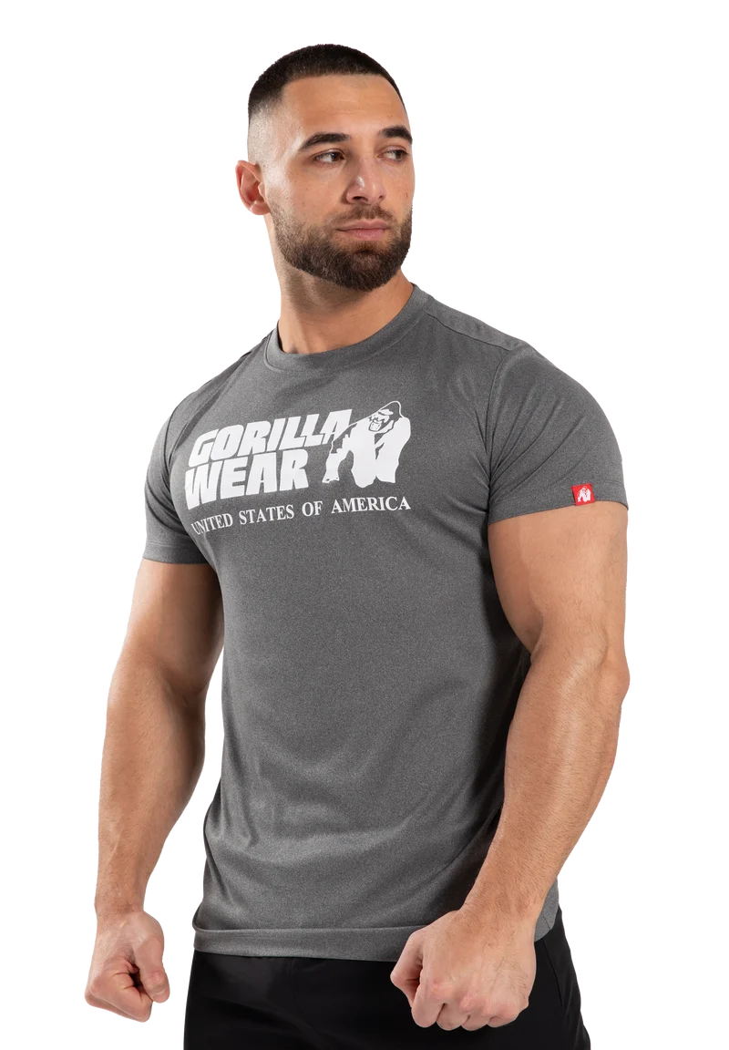 Classic Training T-Shirt - Gray Melange
