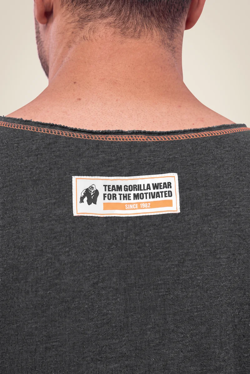 Wallace Workout Top - Gray/Orange