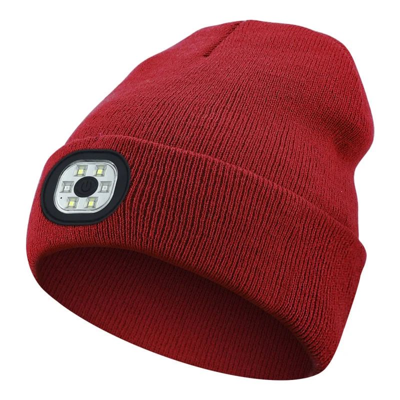 Bluetooth Mütze | Wintermütze mit LED-Licht und kabellosen Kopfhörern