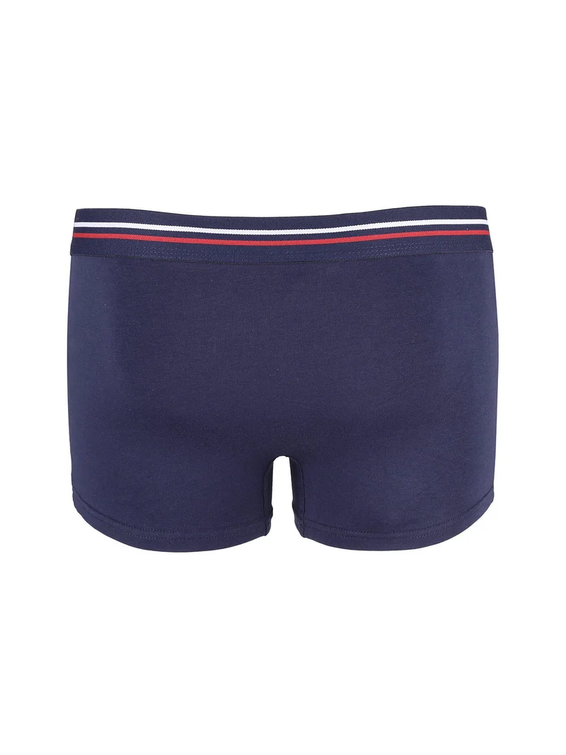 Boxer da uomo in tinta unita - blu scuro