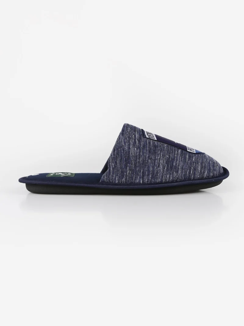 Pantofole uomo in cotone - blu scuro
