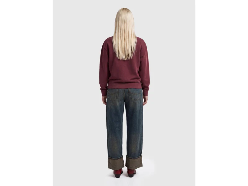 Vintage-Sweatshirt mit Westernstickerei