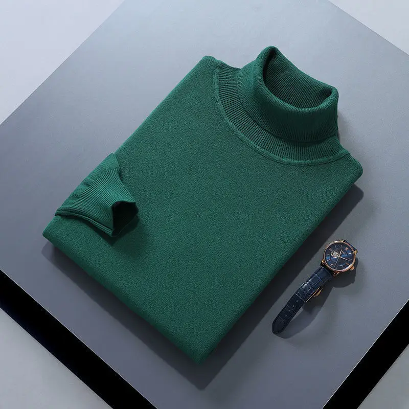 Elegant Cotton Turtleneck