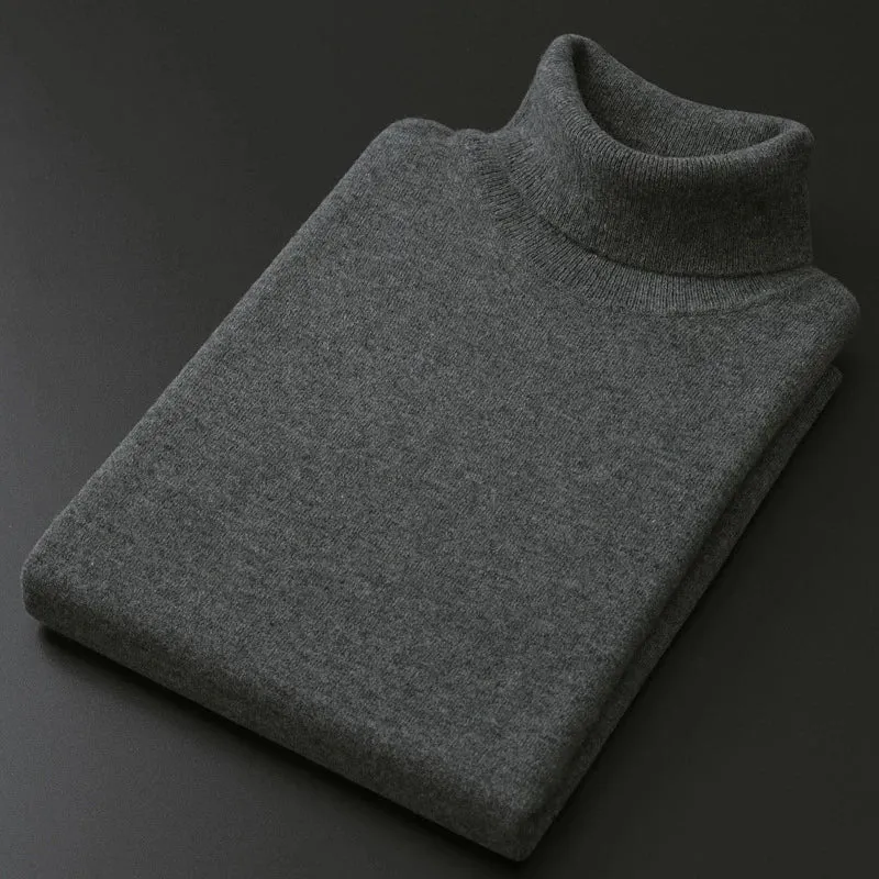 Elegant Cotton Turtleneck
