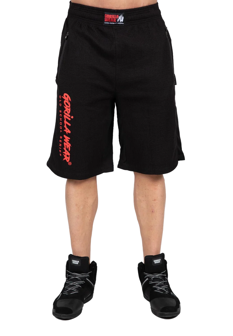 Augustine Old School Shorts - Black/Red