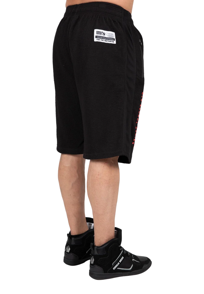 Augustine Old School Shorts - Black/Red