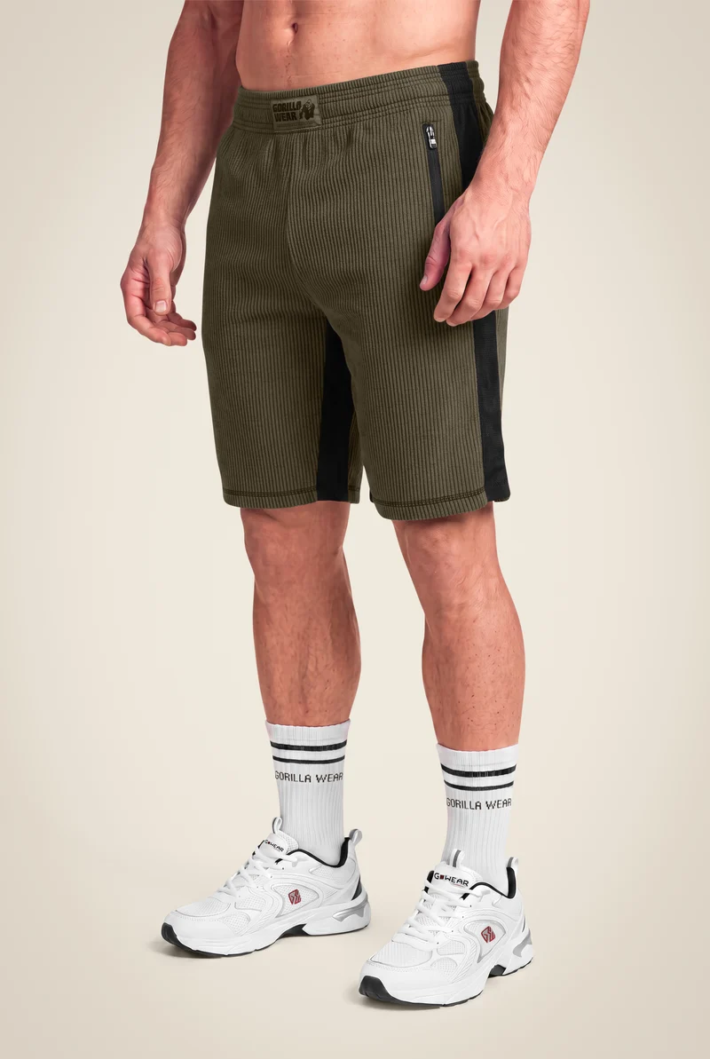 Augustine Old School Shorts - Army Green