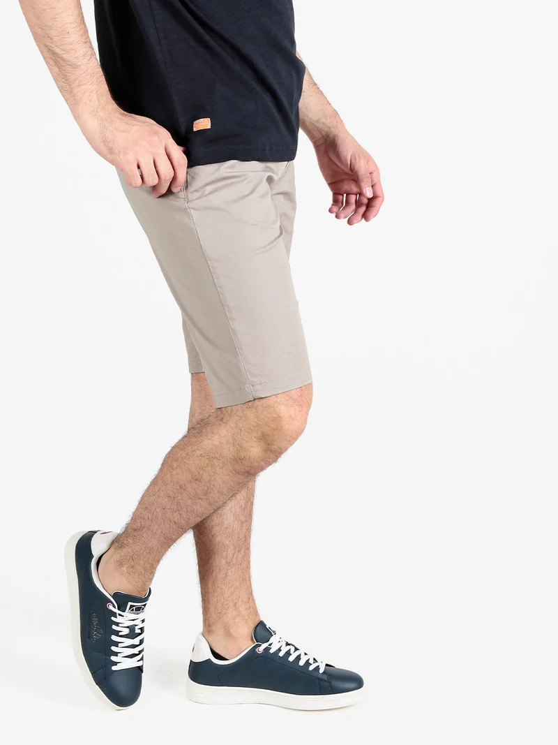 Bermuda uomo in cotone - sabbia