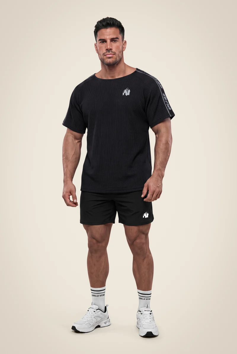 Buffalo Old School Workout Top - Black/Gray