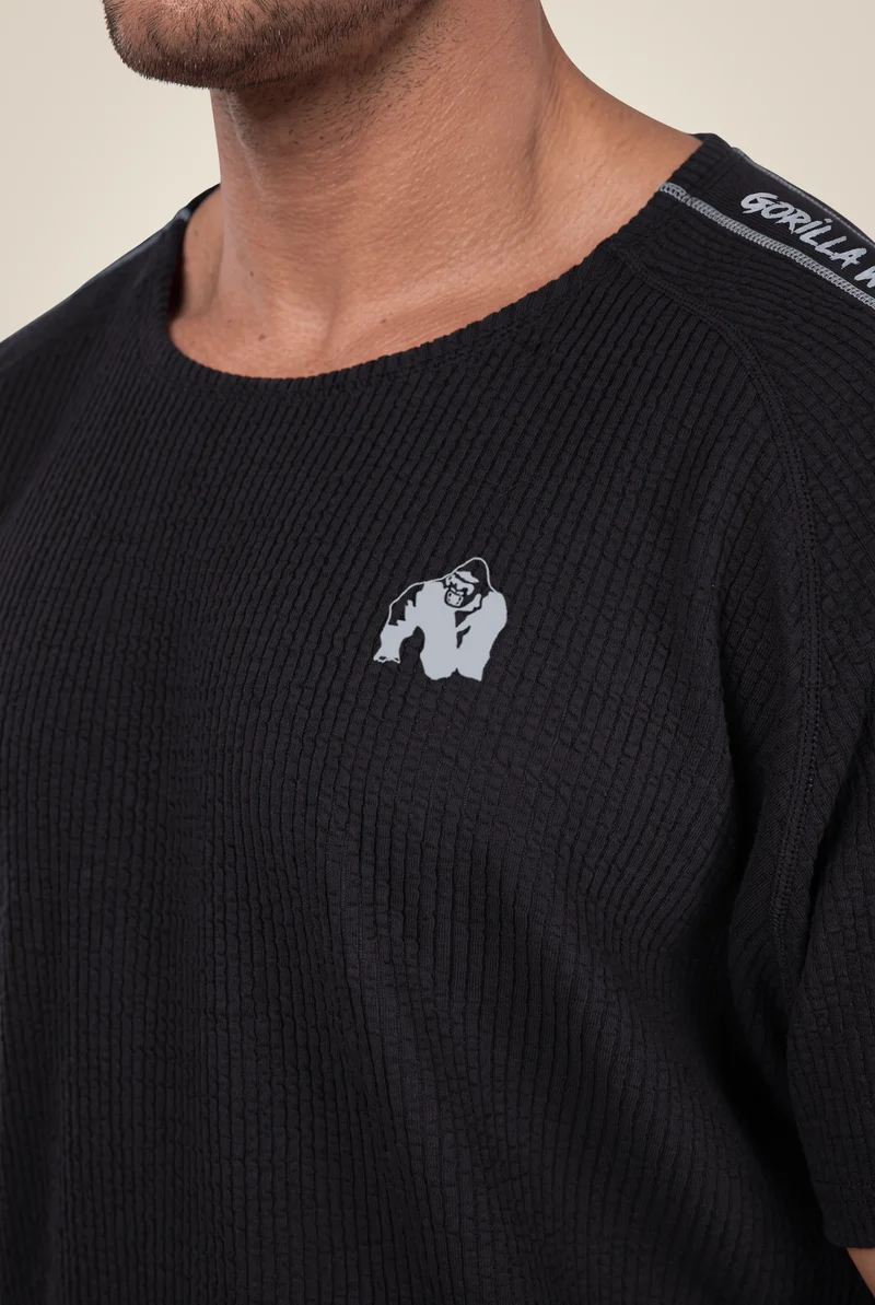 Buffalo Old School Workout Top - Black/Gray