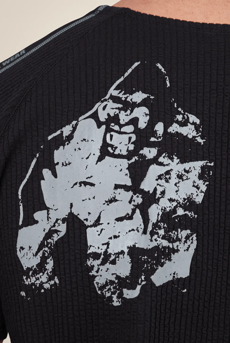 Buffalo Old School Workout Top - Black/Gray