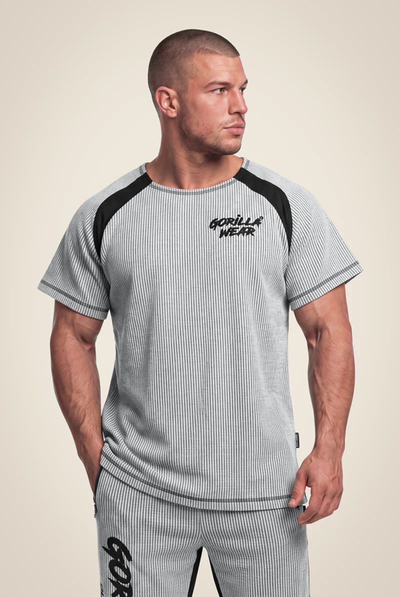 Augustine Old School Workout Top - Gray