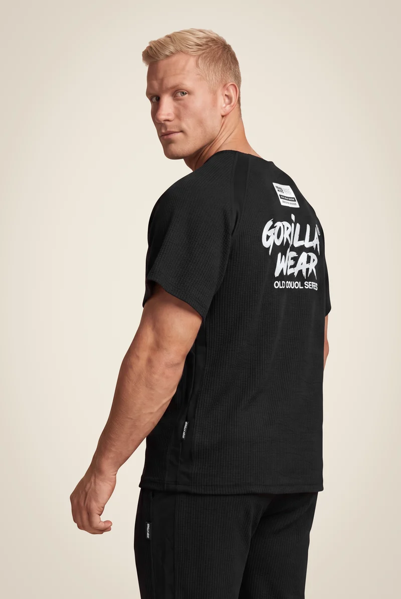 Augustine Old School Workout Top - Black