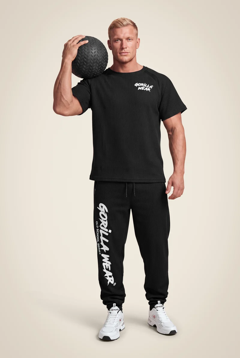 Augustine Old School Workout Top - Black