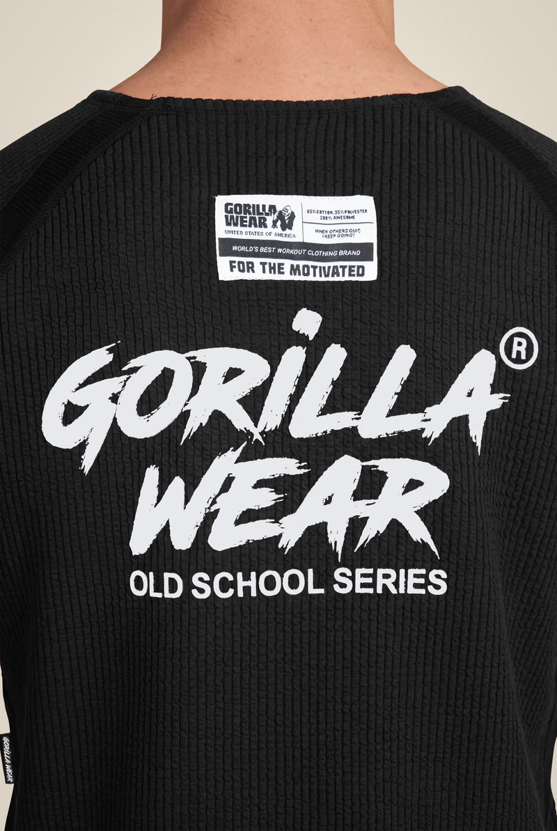 Augustine Old School Workout Top - Black