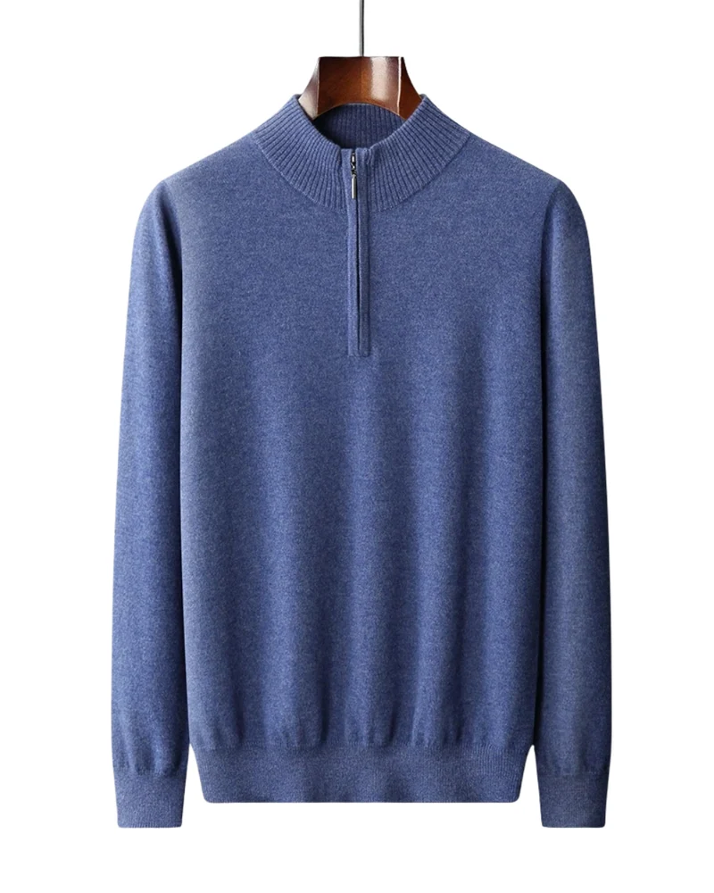 Florence Cashmere Zip Sweater