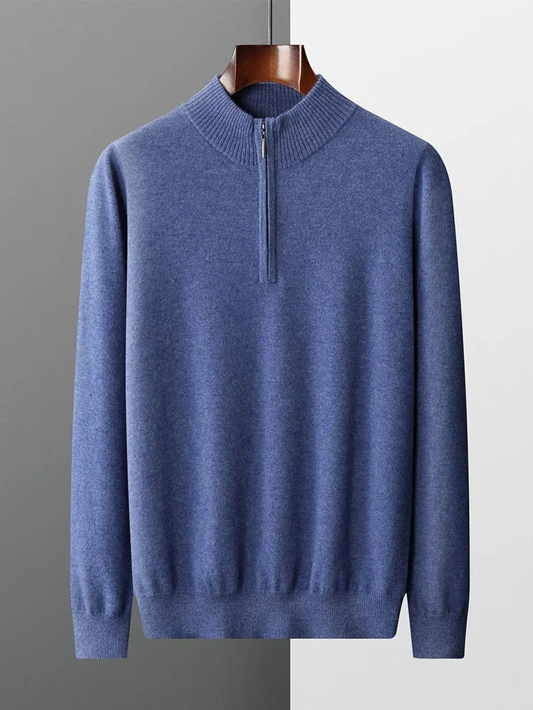 Florence Cashmere Zip Sweater