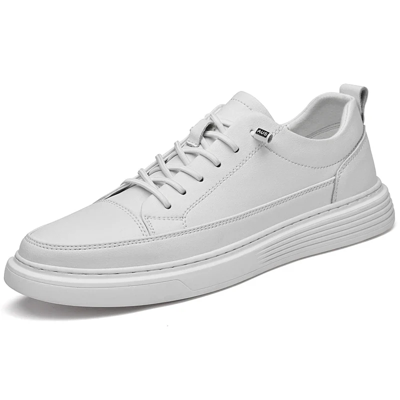 Elegant Thick Soled Leather Shoes
