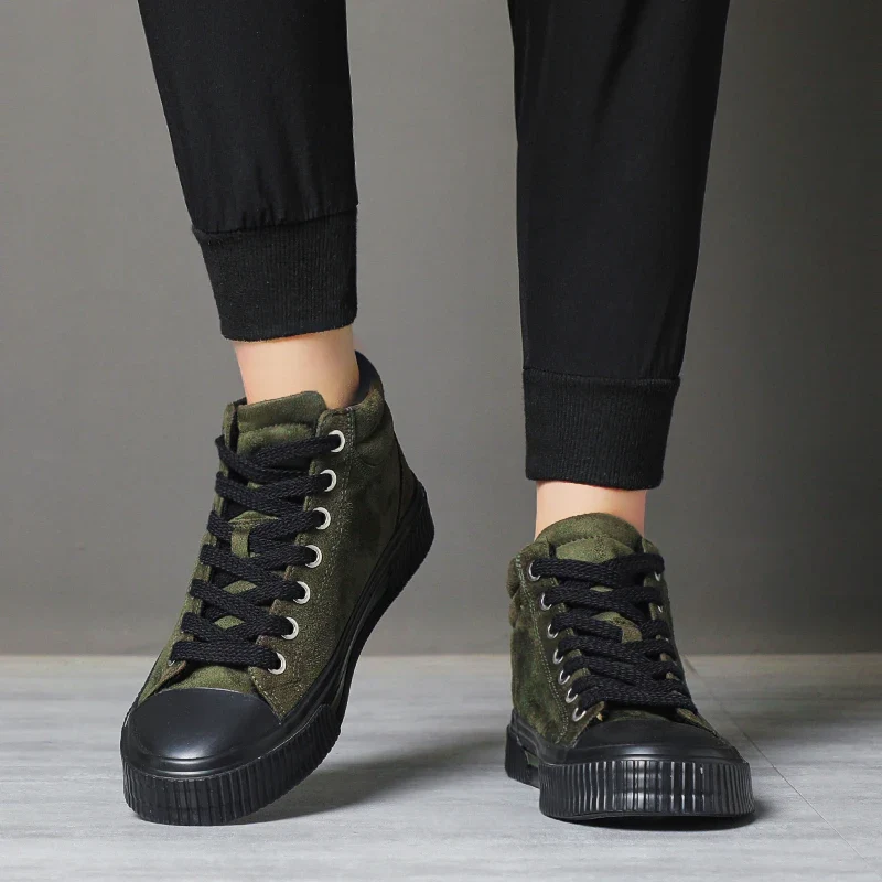 Elegant High Suede Shoes
