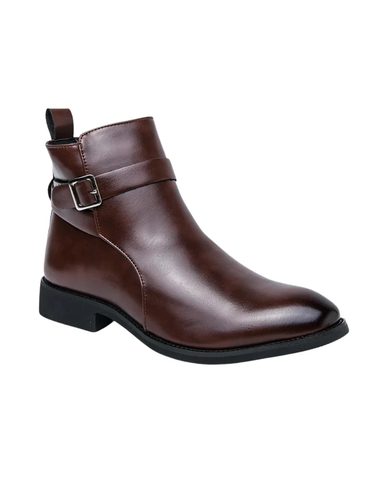 Elegant Leather Ankle Boots