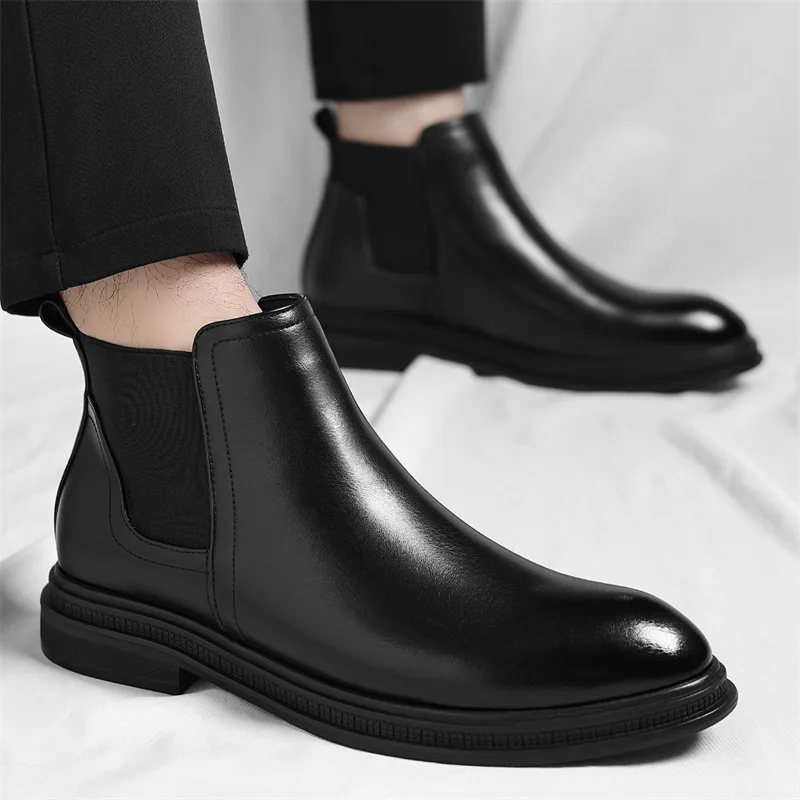 Leather Men's Boots